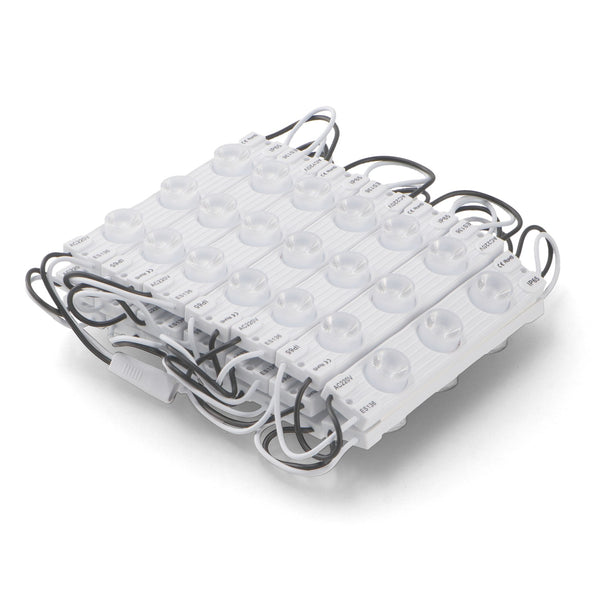 Lanț de 20 module de 3 LED-uri SMD Sanan 220V AC 3WLanț de 20 module de 3 LED-uri SMD Sanan 220V AC 3WCatena 20 module x 3 LED SMD Sanan 220V AC 3WCor