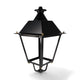 Villa Lantern Cuptor Negru din Oțel Vopsit