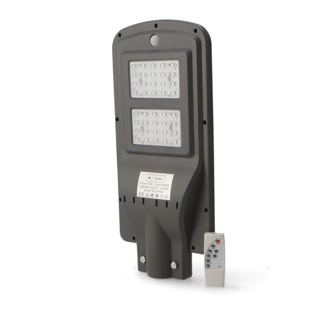 Lumină stradală solară LED pentru Iluminat Public 40W cu Senzor
