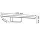 Aplica de perete LED de 9W