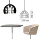 Plafoniera Trang Black
