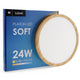 Plafon LED Soft 24W Lemn Fag - imagine 4