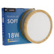 Plafon LED Soft 18W Lemn Fag - imagine 4