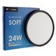 Plafon LED Soft 24W Negru - imagine 4