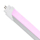 Tub LED T8 1200 mm Ekran 17W roz Conexiune pe o parte