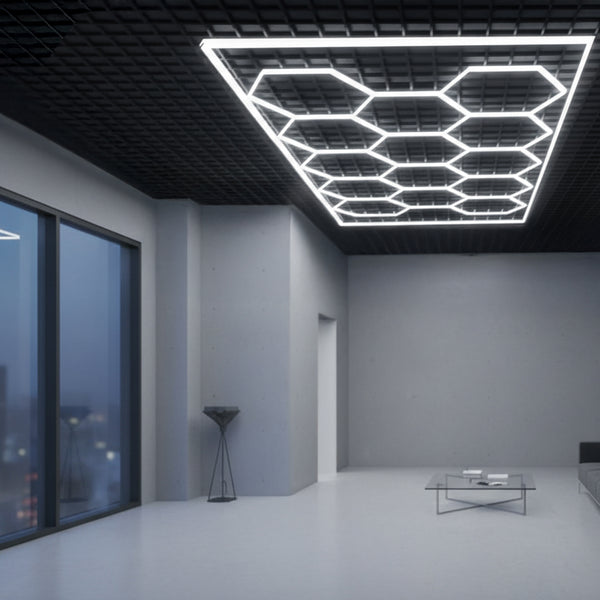 Regletă LED Hexagonală Panou Fagure 600W