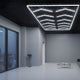Regletă LED Hexagonală Dublu Unghi 380W - imagine 2