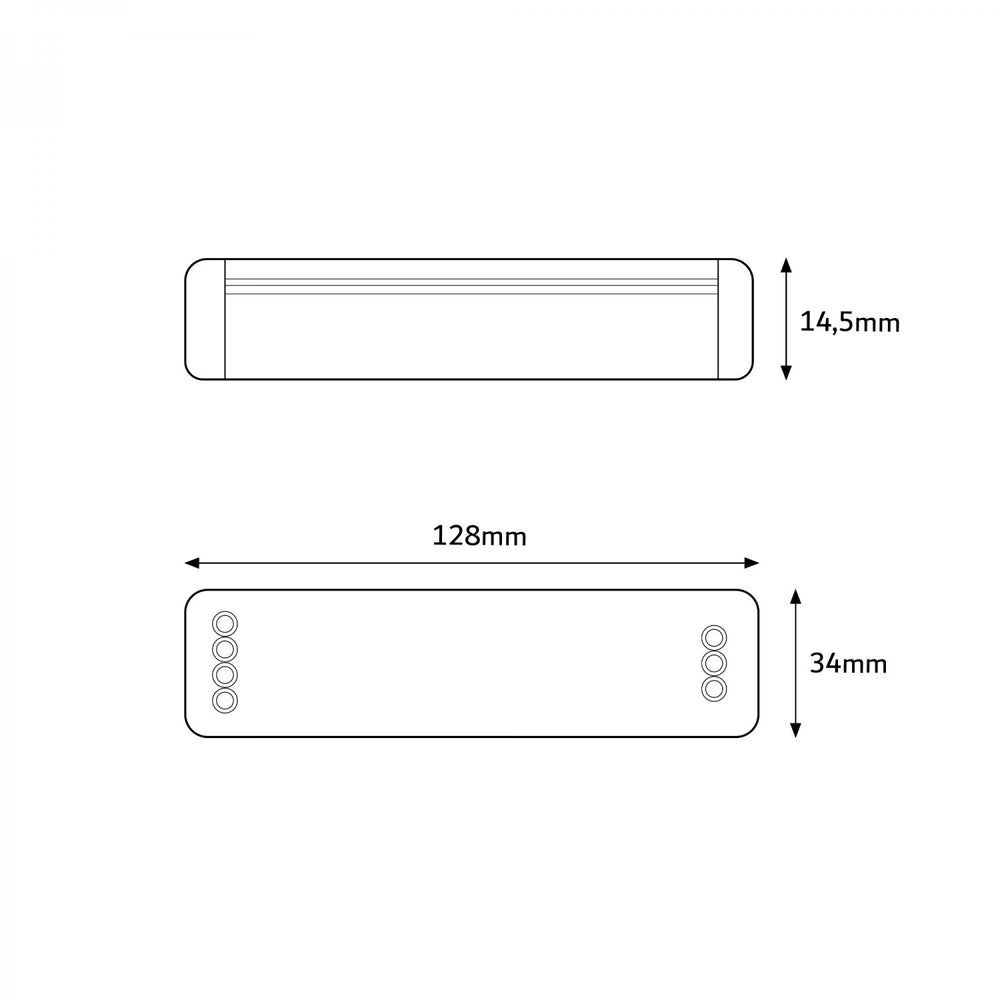 Sursă de alimentare Ultraslim pentru benzi LED 72W 24V DC IP50