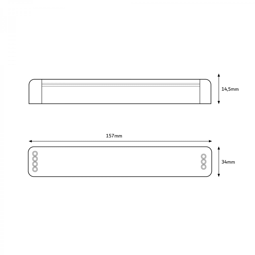 Sursă de alimentare Ultraslim pentru benzi LED 150W 24V DC IP50