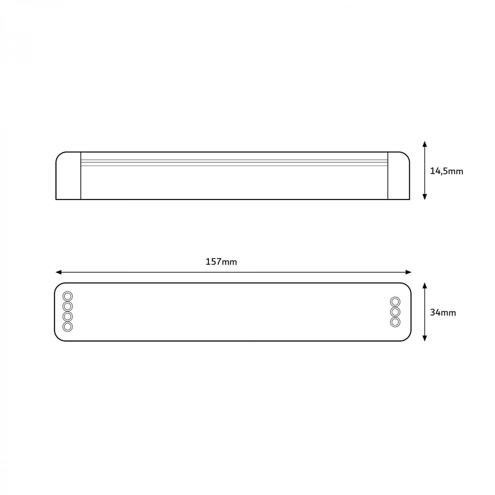 Sursă de alimentare Ultraslim pentru benzi LED 200W 24V DC IP50