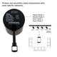Difuzor Bluetooth seria 16 mm pentru șină magnetică negru - imagine 4