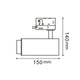 Spot LED alb pe sină 10W CCT trifazat + Optică reglabilă - imagine 3