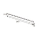Spot LED hol 12W pentru pista magnetica Negru 48V-16 - imagine 3
