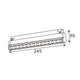 Spot LED Linéaire Detail 12W pentru pista magnetica Negru 48V-16 - imagine 3