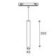 Detaliu spot LED 10W pentru sina magnetica Alb 48V-16 - imagine 3