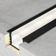 Profil din aluminiu pentru rigips lăcuit negru – 2 metri | Pachet 5 buc (10 m) - imagine 2