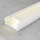 Profil din aluminiu Sid lacuit alb - 2 metri