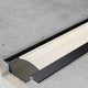 Profil sub aluminiu lacuit negru - 2 metri | Pachet 5 buc (10 m) - imagine 2