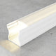 Profil înalt din aluminiu lacuit alb - 2 metri