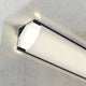 Profil din aluminiu coltar L lacuit negru - 2 metri