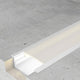 Profil lung din aluminiu lacuit alb - 2 metri | Pachet 5 buc (10 m) - imagine 2