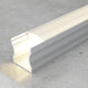Profil înalt din aluminiu - 2 metri | Pachet 5 buc (10 m) - imagine 2