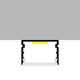 Profil din aluminiu Wefu - 2 metri | Pachet 5 buc (10 m) - imagine 4
