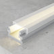 Profil subțire din aluminiu - 2 metri | Pachet 5 buc (10 m) - imagine 2