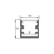 Profil din nano aluminiu - 2 metri | Pachet 5 buc (10 m) - imagine 3