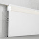 Profil din aluminiu lacuit alb Miet - 2 metri