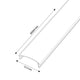 Difuzor opal în rolă largă 12 mm - 30 metri - imagine 3