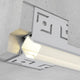Profil aluminiu coltar Nisen 12/24V 2 metri - DSC