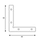 Conector de colț plat | Pachet 20 buc - imagine 3