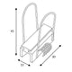 Capse pentru profil din aluminiu "S". | Pachet 5 buc - imagine 3