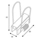Capse pentru profil din aluminiu "M" | Pachet 5 buc - imagine 3