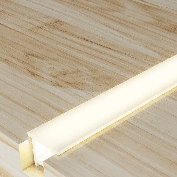 Capac Incastrat din Silicon Pentru Benzi LED - 20 metri