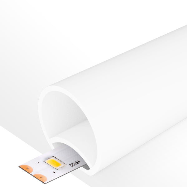 Carcasa Cilindru Silicon 20X20 Pentru Benzi LED - 20 metri