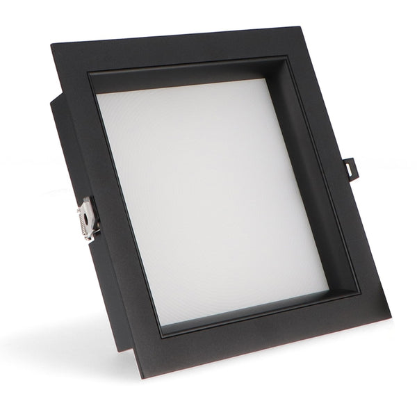 Downlight cu LED patrat 30W negru