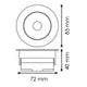 Spot LED Road Downlight 7W Ip54 - imagine 3