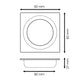 Inel încastrat pentru modulul Cobfix 10W - imagine 3