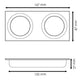 Inel încastrat 2L pentru modulul Cobfix 10W - imagine 3