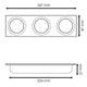 Inel încastrat 3L pentru modulul Cobfix 10W - imagine 3