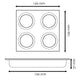 Inel încastrat 4L pentru modulul Cobfix 10W - imagine 3