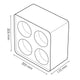 Inel de suprafață 4L pentru modulul Cobfix de 10W - imagine 3