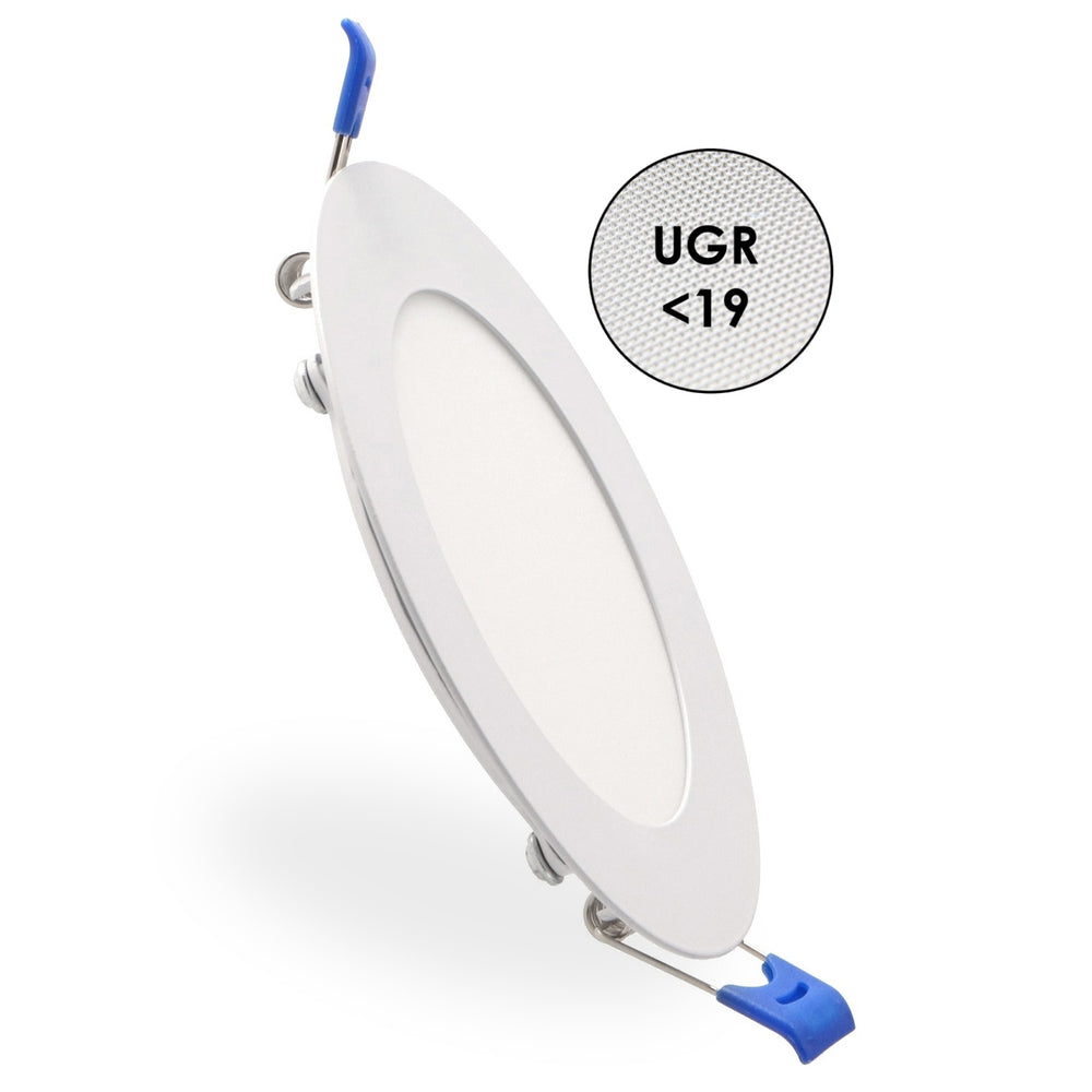Panou LED Circular Slim Series Alb 6W CCT