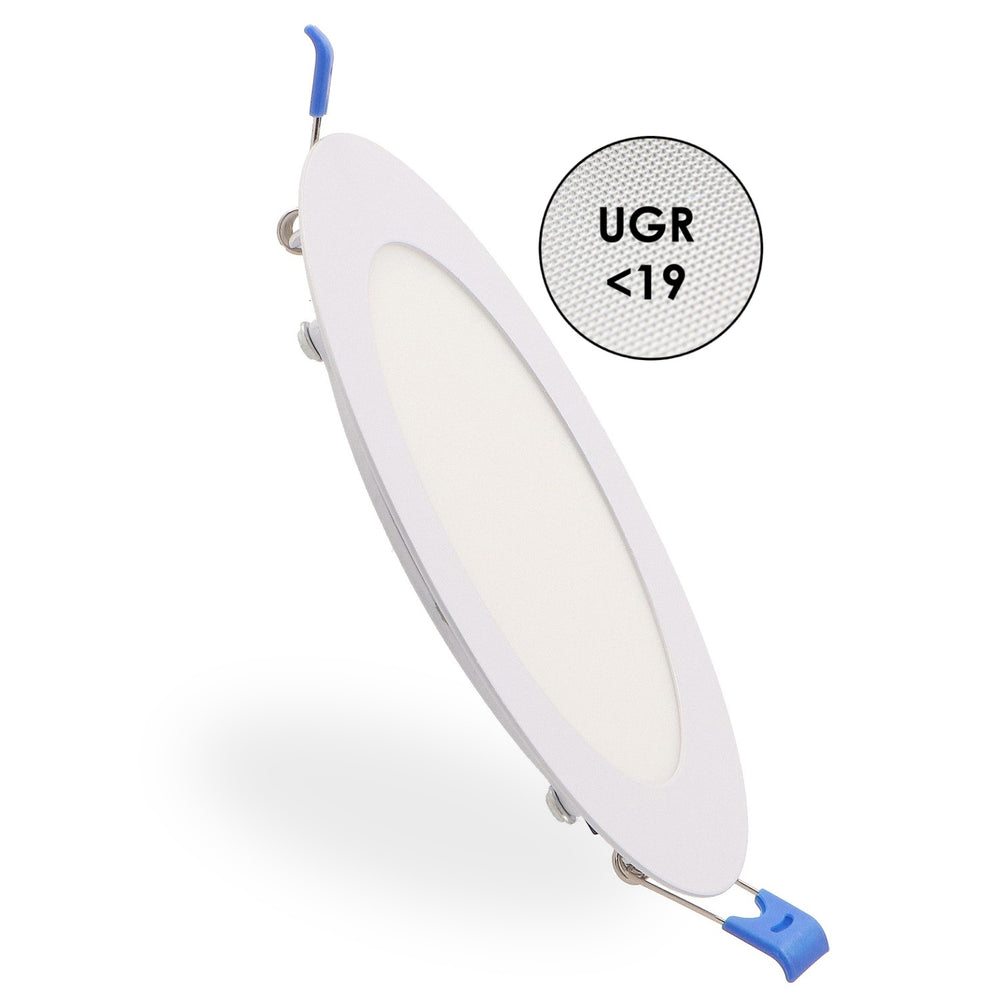 Panou LED Circular Seria Slim Alb 9W CCT