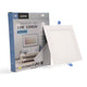 Panou LED pătrat din seria Slim de 12 W
