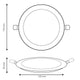 Panou LED Circular Nichel 12W CCT