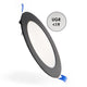 Panou LED Circular Negru 12W CCT