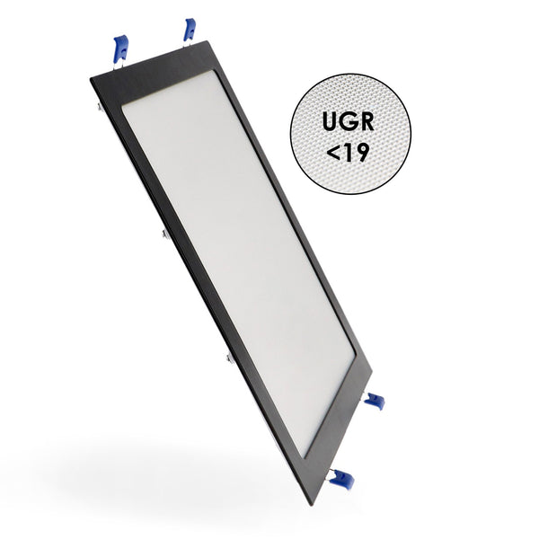 Panou LED Patrat Negru 25W CCT